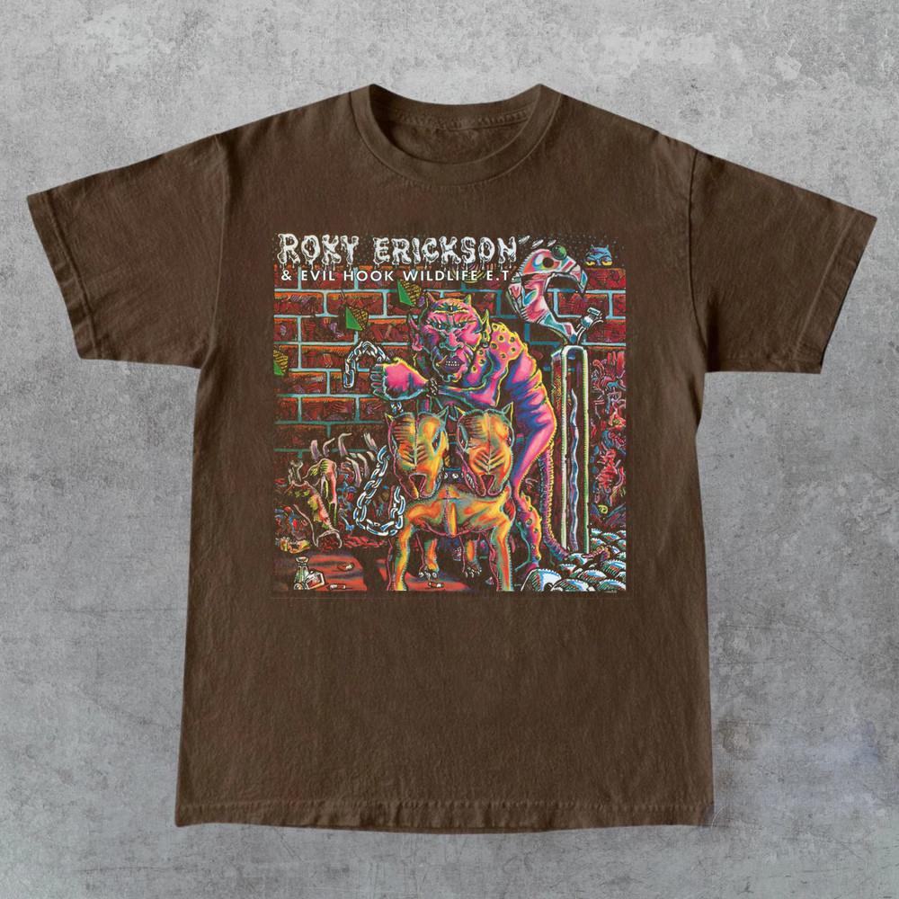 

Roky Erickson amp; Evil Hook Wildlife E QT1706 Unisex T-Shirt L