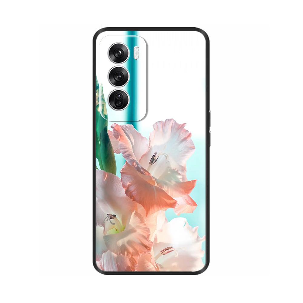 For OPPO Reno12 Reno 12 Pro 12Pro Case Silicon Phone Back Cover for OPPO Reno 12 Cases Reno12 Pro Soft Black Bumper Coque Para