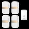 Ultra-Long Range Wireless Doorbell, Waterproof, Remote-Controlled, Plug-in with One-to-Four Receivers & Elderly Call Button.
