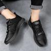 New Men's Autumn Footwear Leather Casual Shoes Retro Fashion Winter Luxury Sneakers Men Designer Shoes Lace-up Zapatos De Hombre