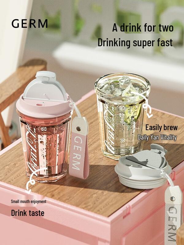 Genniec x Coca-Cola 390ml Scented Straw Water Bottle