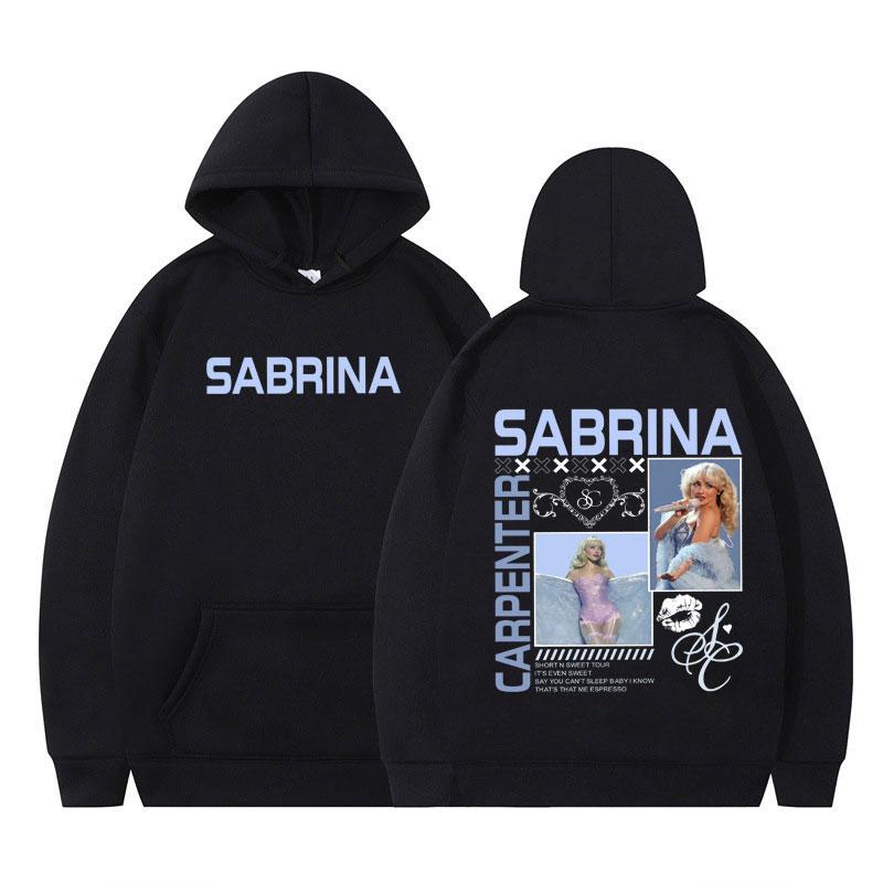 

Sabrina Carpenter 2025 Tour Vintage Graphic Pullover Men Women Fashion Tracksuit Long-sleeved Thick Casual Aesthetics Hoodie Top 3XL