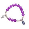 Elegant Crystal Beaded Bracelets Cross Bracelets Stretch Bracelets Rosarys Cross Pendants Bracelets for Daily Wear