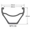 Sun ráfek Mtx33 MTX39 ráfek ráfek s vysokou pevností DH fr am ráfek 32 děr Ráfky 26in 27.5in černý MTB Ráfek pro horské kolo