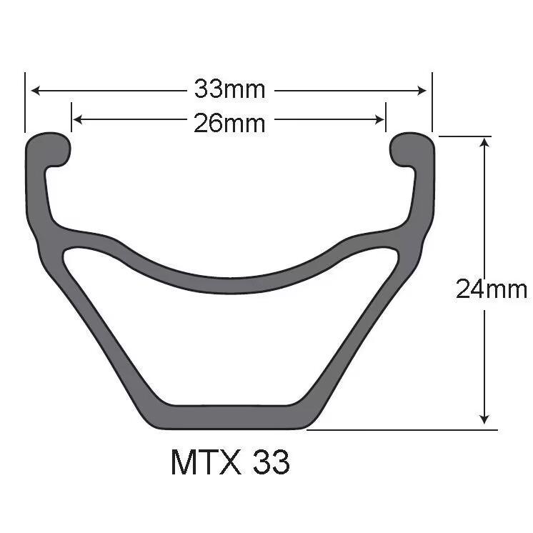 Sun ráfek Mtx33 MTX39 ráfek ráfek s vysokou pevností DH fr am ráfek 32 děr Ráfky 26in 27.5in černý MTB Ráfek pro horské kolo