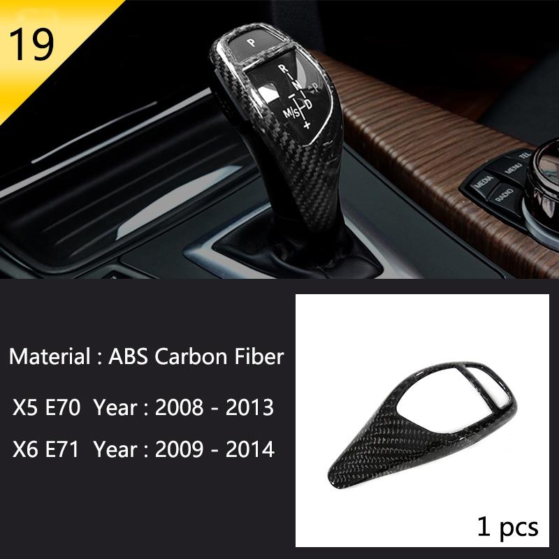 Chrome Car Styling Interior Button Panel Decoration Cover Trim Sticker Frame For BMW X5 X6 E70 E71 2008-2013 Auto Accessories