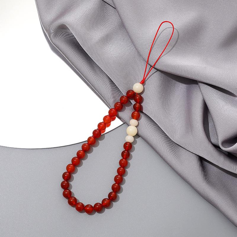 

Стильный жемчужный шнурок для мобильного телефона с подвеской в виде CCD-камеры Phone Chain