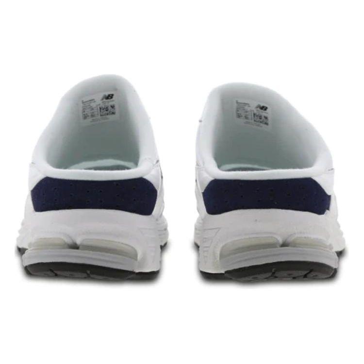 New Balance 2002R Mule White Navy Blue Unisex Sneakers M2002RMO