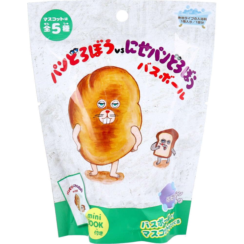 Bread Thief Fake Bread Thief Bath Grape Bread 60g vs. Bomb, Scent, (1 use)