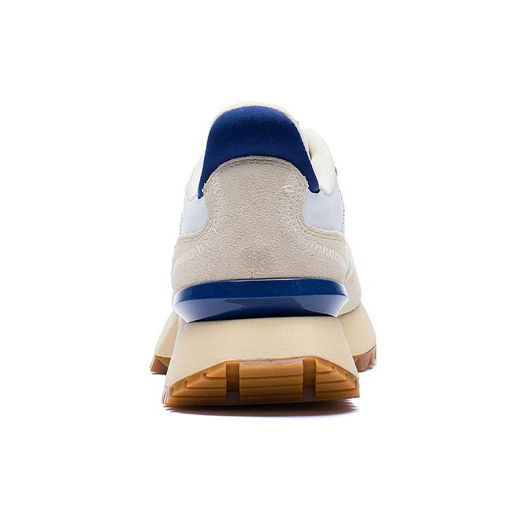 Li Ning Cargo Suede Fabric Leather Shock Absorbing Non-Slip Wear-Resistant Lightweight Low-Top Sports Casual Shoes Men Sneakers White Green AGCS261-6