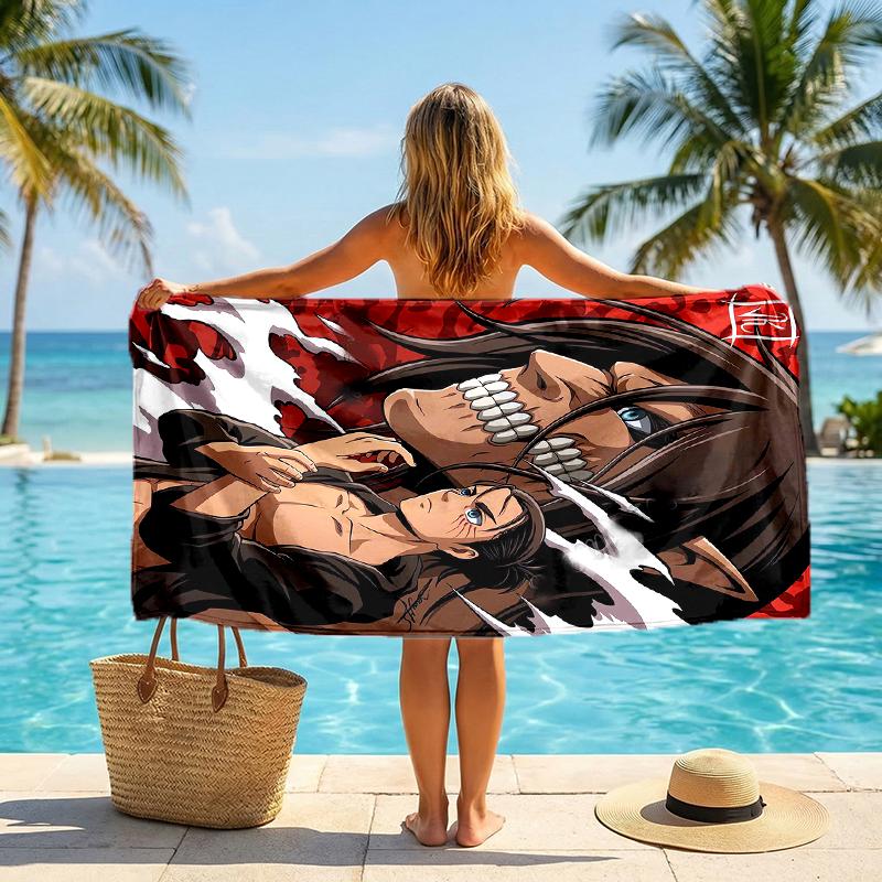 Eren Fashion Beach Towel: Ideal for Summer Adventures Soft, absorbent and quick drying suitable for swimming and bathing