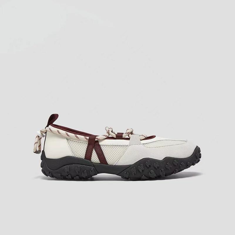 

2025 лето новая одинарная обувь плоская подошва полые ремешки сетка дышащая ретро универсальные туфли Мэри Джейн балетки 40 абрикосовый