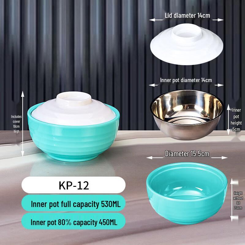 Ruhan Thickened Melamine Soup Bowl with Inner Liner