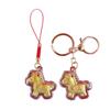 Cartoon Design Pony Keychain Wealthy Zodiac Horse Keychains Mobile Chain  Chinese New Year