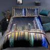 New York City Golden Arches Bridge 3D Print Bedding Set Cozy Duvet Cover King Queen Twin Single Size Birthday Gift Bedroom Decor