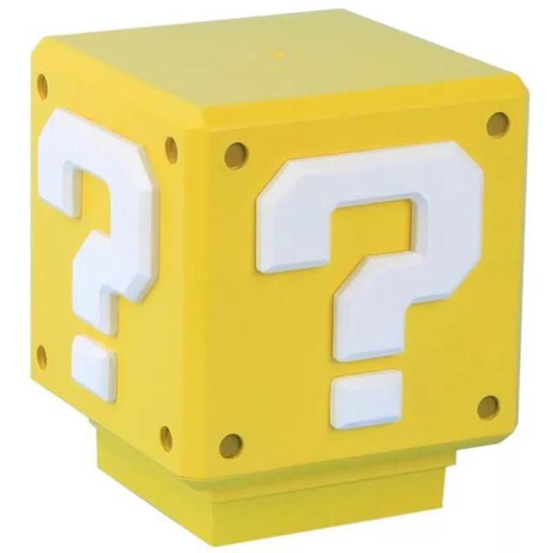 Creative Mario LED Question Block Night Light - Trendy Home Decor Ornament Gift