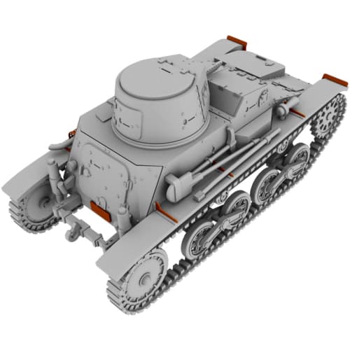 IBG 1/72 Japanese Army Type 94 Light Armored Car (Late Model) Plastic Model Kit PB72044