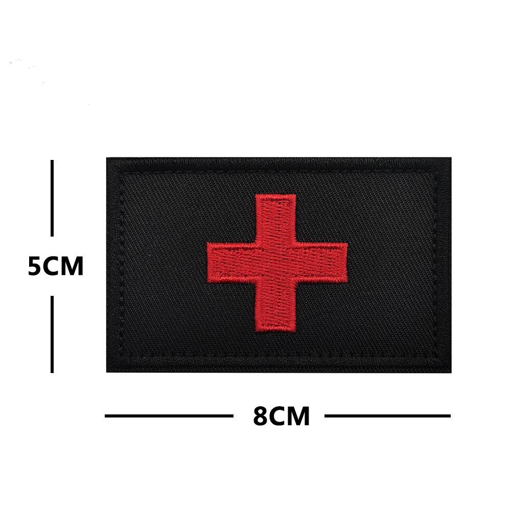 Sea Customer Outdoor Bag with Swiss Flag Emblem and Red Cross Patch