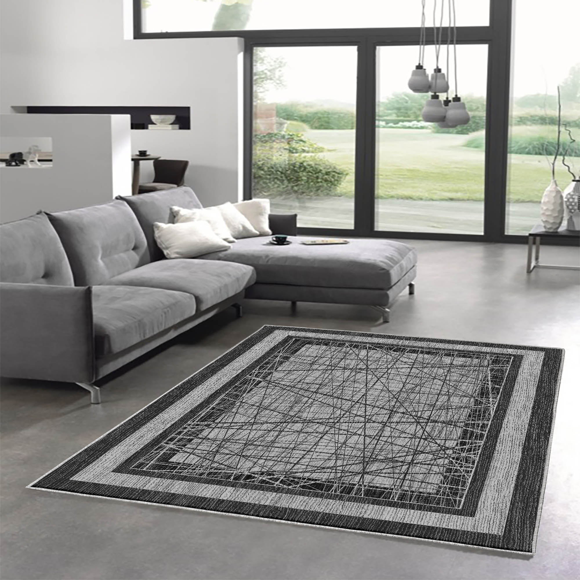 

Декоративный ковер для гостиной специального дизайна, сплетенный из хлопка, современный 40 x 60 cm