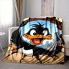 1pc Daffy Duck Flannel Throw Blanket Soft, Warm & Cozy for Couch, Bed, Office, and Travel Versatile All Season Gift, Christmas Present