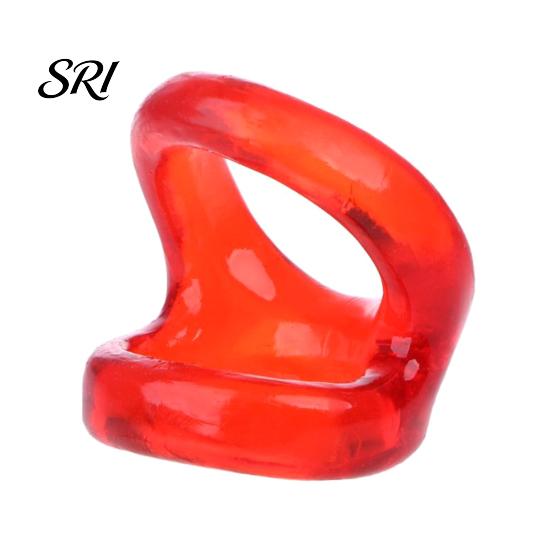 TPE Cock Ring Sperm Lock Ring, Adjustable Tightness Delay Double-Ring Couples Sex Waterproof Skin-Friendly Hypoallergenic Adult Toy for Vibrating
