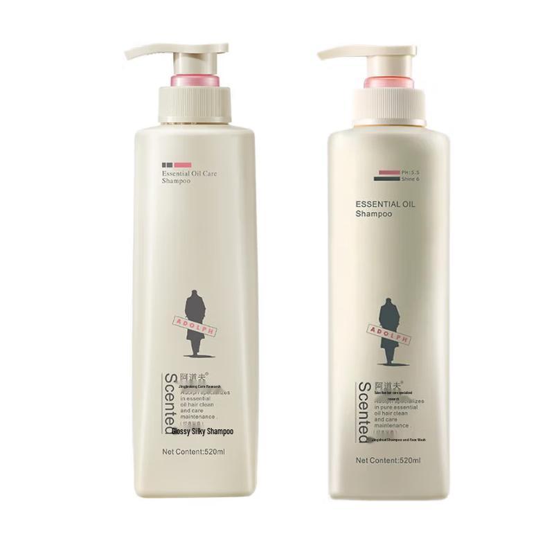 Adolph Shiny & Smooth and Anti-Dandruff Shampoo Duo (2x520ml)