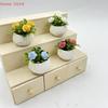 1Pcs Mini Rose Plant Potted Plants Model House Living Room Scene Decoration Miniature Landscape Handicrafts