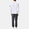 STONE ISLAND Solid Color Badge Zip Stand Collar Long Sleeve Sweatshirt Men Sweatshirts White K1S156100643S0051V0001