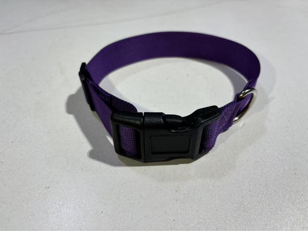 Nylon Dog & Cat Collar Leash Set, Medium-Large Breeds, Teddy/Golden Retriever, Durable Pet Neckband.