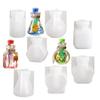Snasan Small Bottle Silicone Mold Resin Drip Glue Mold Diy Wishing Bottle Lovely Flowing Sand Bottle Making Mould