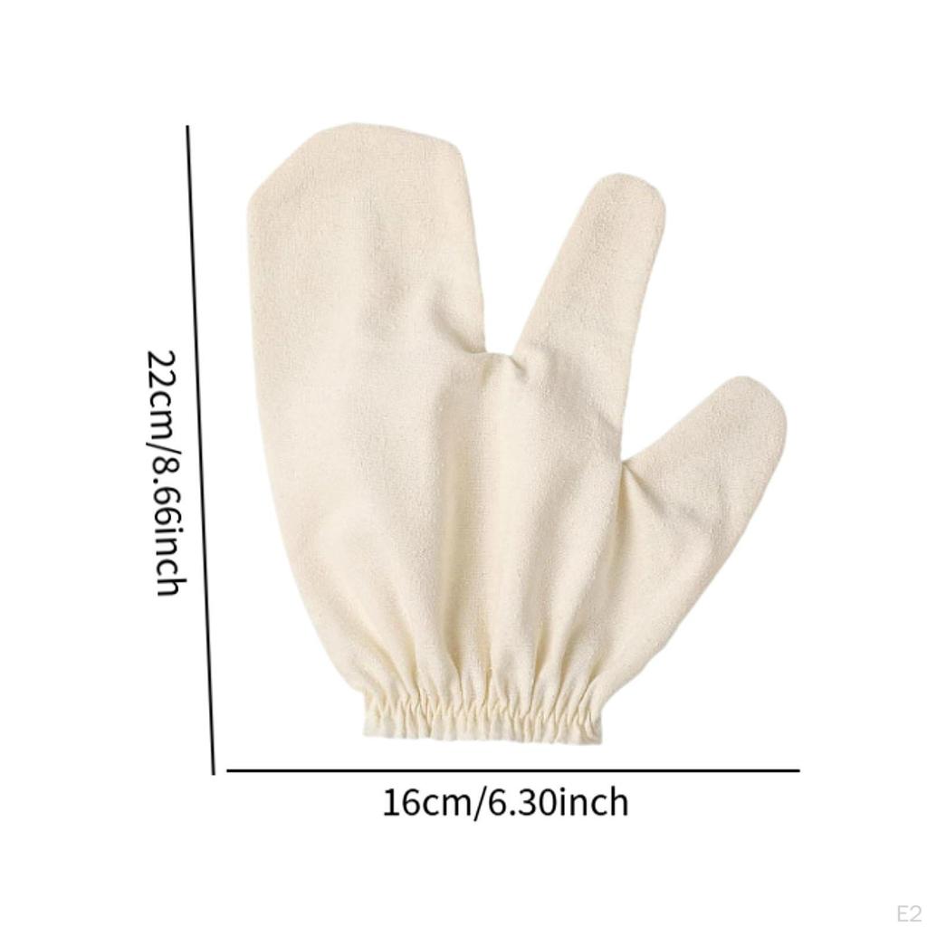 Bade-Peelinghandschuh Rückenwascher Waschlappen Bequem Mehrfachverwendung Robust Verschleißfest