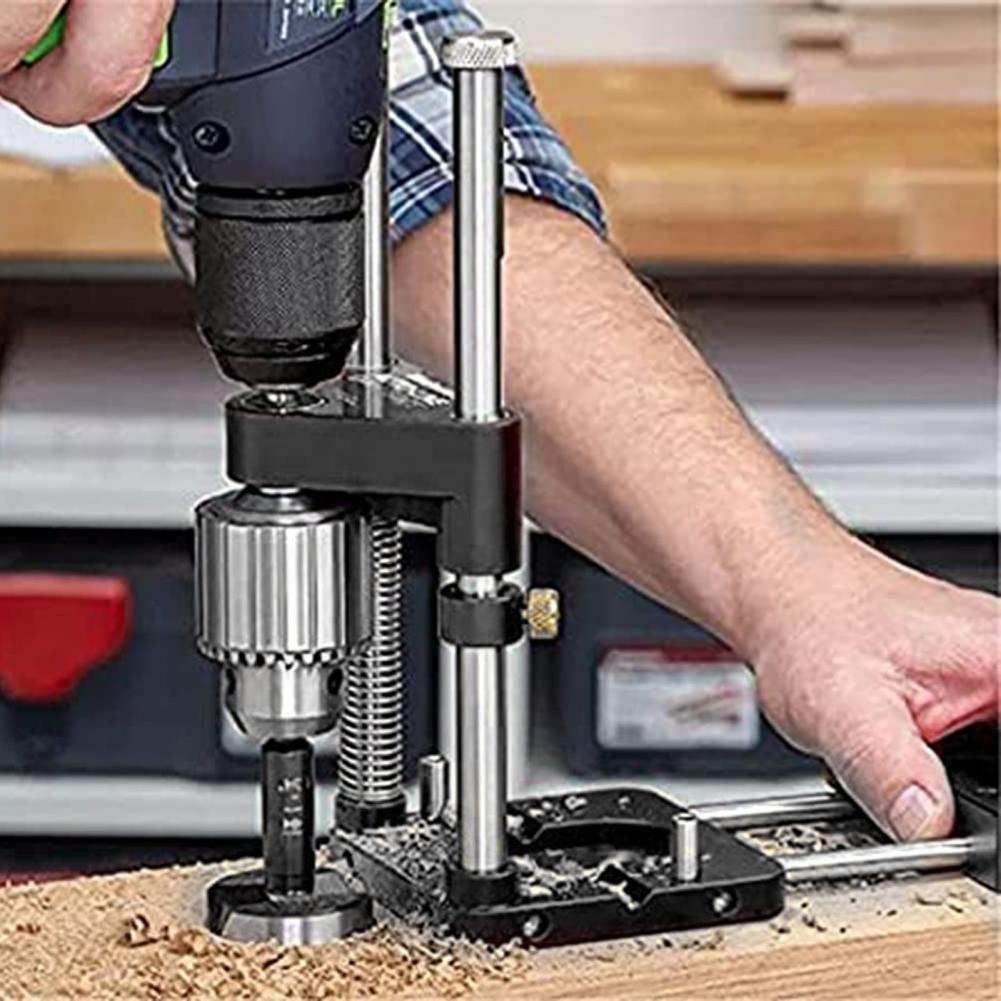 Professional Hinge Hole Drilling Guide Locator Kit for Woodworking DIY Projects Door Cabinets Hole Opener Template Hand Tools.