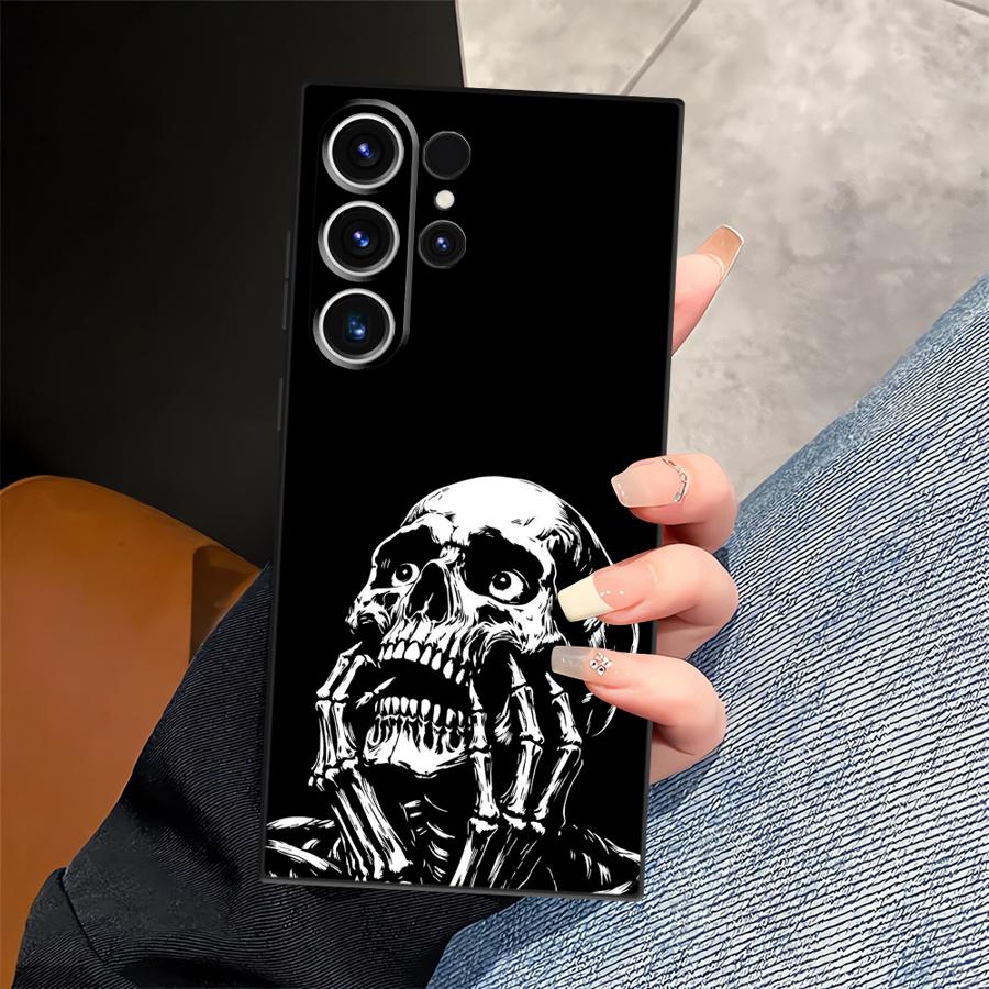 Skeleton Case for Samsung Galaxy S26 Ultra S24 S23 Note 20 8 9 10 S25 Plus S20 Ultra S10 S9 S21 FE Funda Phone Cover