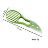 Stainless Steel Avocado and Fruit Cutter with Peach Pitter and Dragon Fruit Slicer