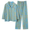 Pajamas women spring and autumn pure cotton long-sleeved 1011 new cotton suit Korean version casual can be worn outside loungewear