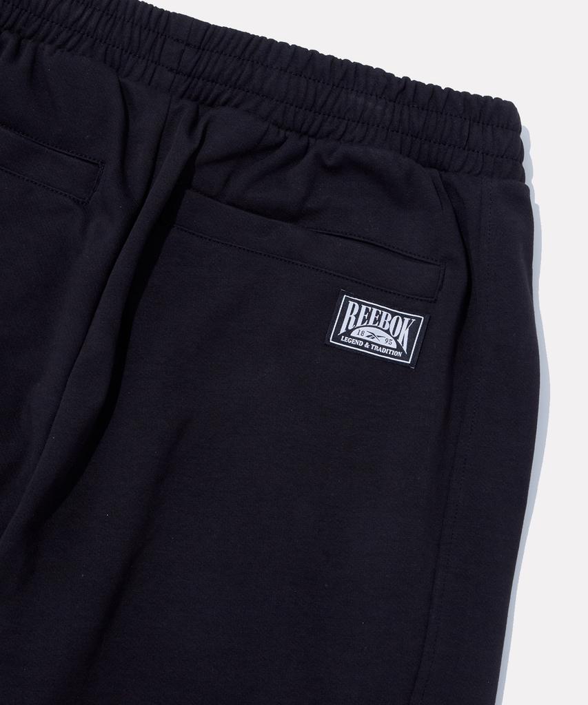 REEBOK Wide Sweat Jogger Pants - Black