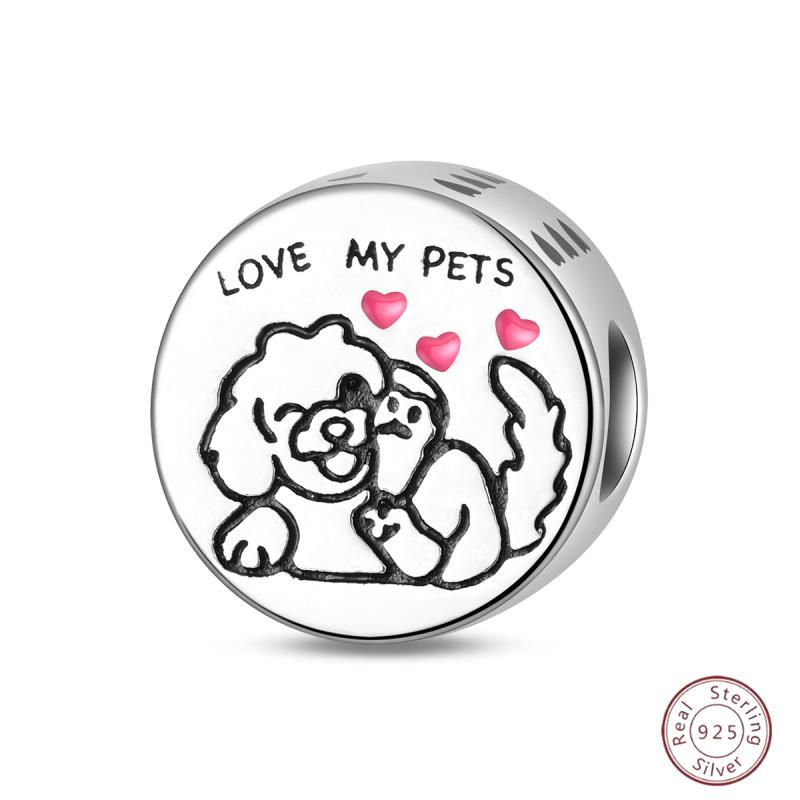 New Original Charm Bead Pendants Copper Crown Strawberry Perfume Gold Bow Fit Bracelet Necklace Women Jewelry