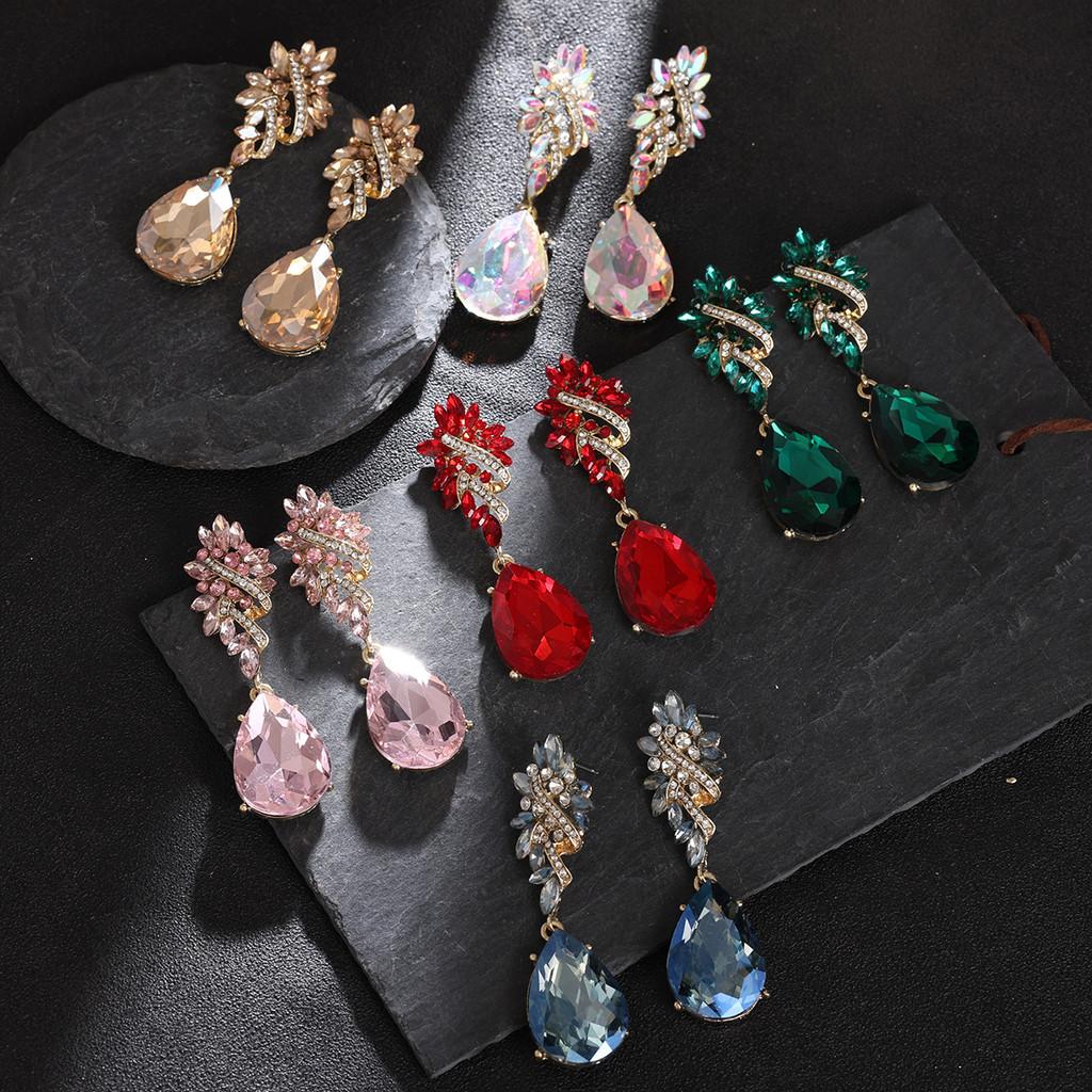 European Style Geometric Alloy Drop Earrings For Women With Irregular Design Fashion Jewelry