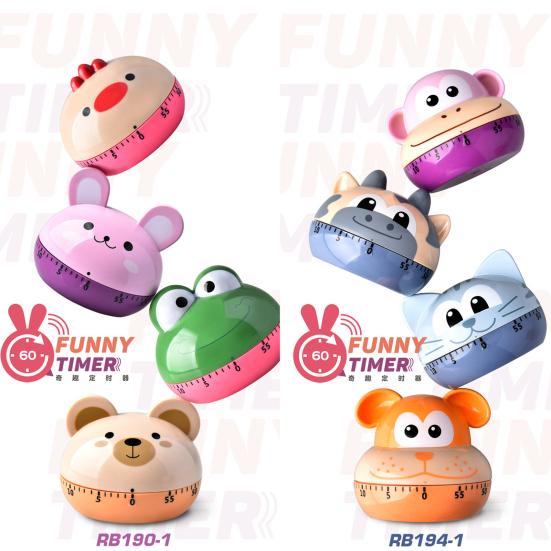 Alarm Timer Time Management Easy To Operate Cartoon Frog Shape Kitchen Timer Cooking Tool Kitchen Gadget