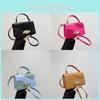 Elegant Pu Leather Mini Square Handbag For Women Charming Retro Shoulder Bag