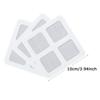 WTEMPO 50PCS 10*10CM Disposable Floor Drain Stickers Bathroom Hair Anti Clogging Filter Mesh Stickers, Shower Floor Drain Square Mesh Cover