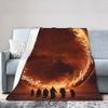 Super Soft Lords Rings Throw Blanket Premium Fleece Flannel Lightweight  Bed Blanket Cozy Fluffy Bedspread All Season Use