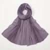 Tie-dyed Pleated Cotton Hijab Scarf Women Muslim Shawls Elastic Headscarf Wraps Islamic Headband Turban Bufandas Bandana Foulard