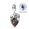 S925 Silver Charm Healthcare Heroes Medical Care Love Nurse Doctor Stethoscope Pendant for Bracelet DIY Jewelry Making