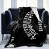 Cat Skulls Board Throw Blanket Witchy Premium Blanket Gothic Home Decor Goth Blanket Halloween Decor Witchcraft Blanket