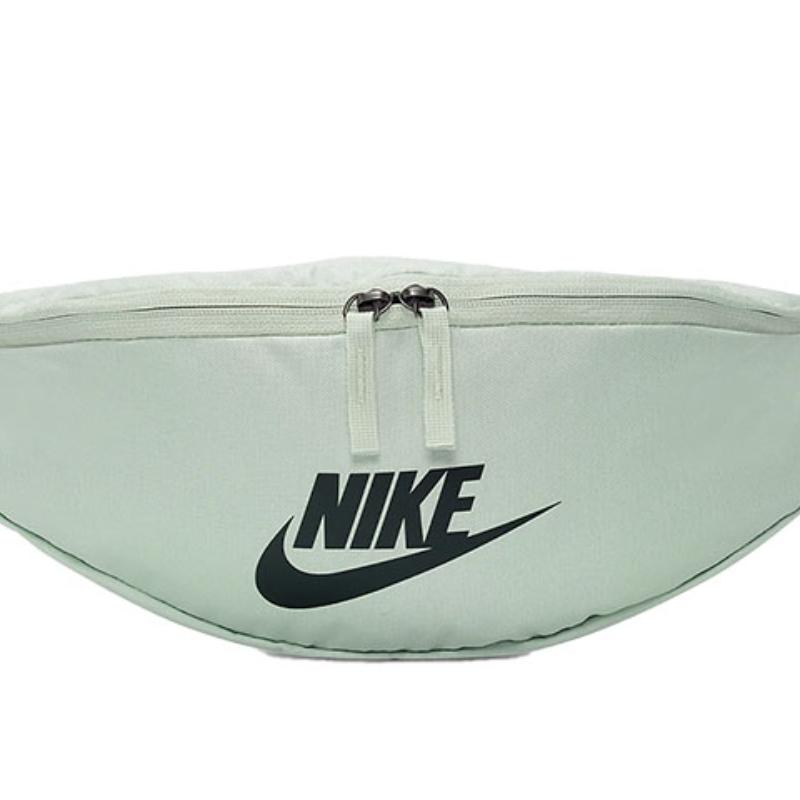 Nike Heritage Polyester Sling Bag, Crossbody Bag, Fanny Pack Regular Unisex Light Matcha Green Casual BA5750-321