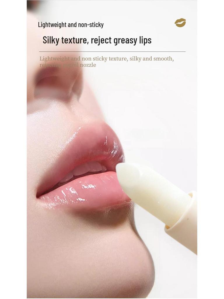 Coconut Scented Lip Balm with Camellia Seed Oil - Moisturizing, Non-Sticky, Nourishing Formula