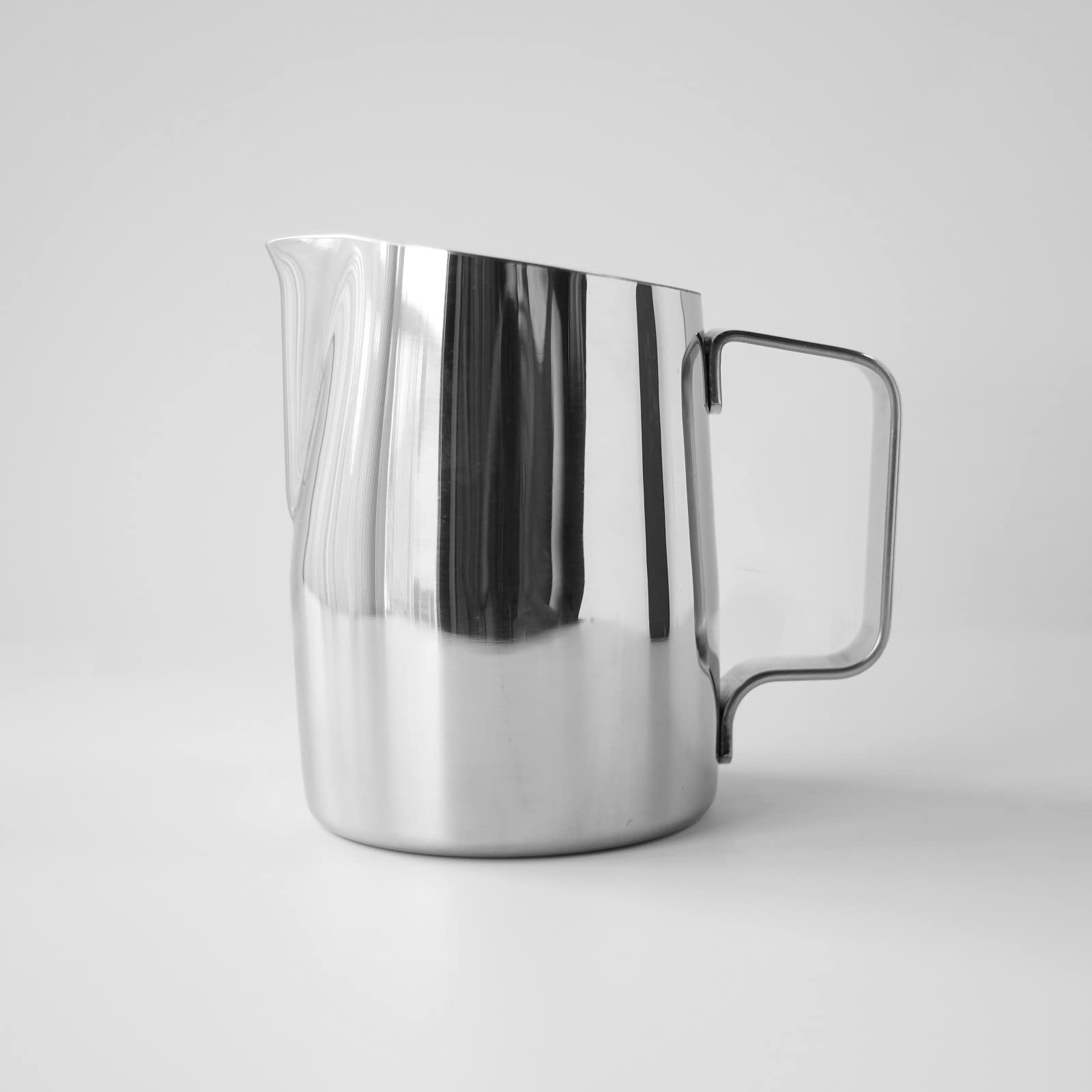 

FUN COFFEE Milk Pitcher, Latte Art Milk Frothing PitcherJug, Stainless Steel, CoffeeEspresso, 15 oz (450 ml), Silver (co-0008-4)