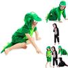 Vibrant Unisex Halloween Dinosaur Costume Crocodile Jumpsuit For Kids Cosplay Events