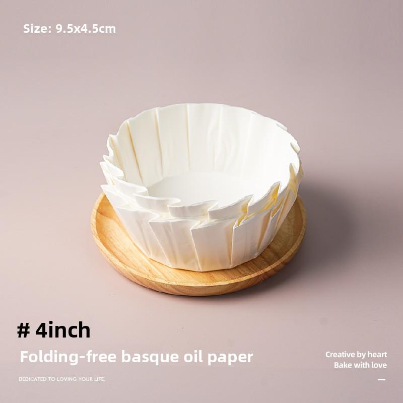 6/5/4/3.5 Inches 50/100PCS Baking Paper Cups for Cheesecake Disposable Non - Stick Cake Liners